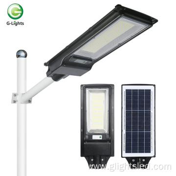 IP65 outdoor 100watt 200watt all in one solar led road lamp